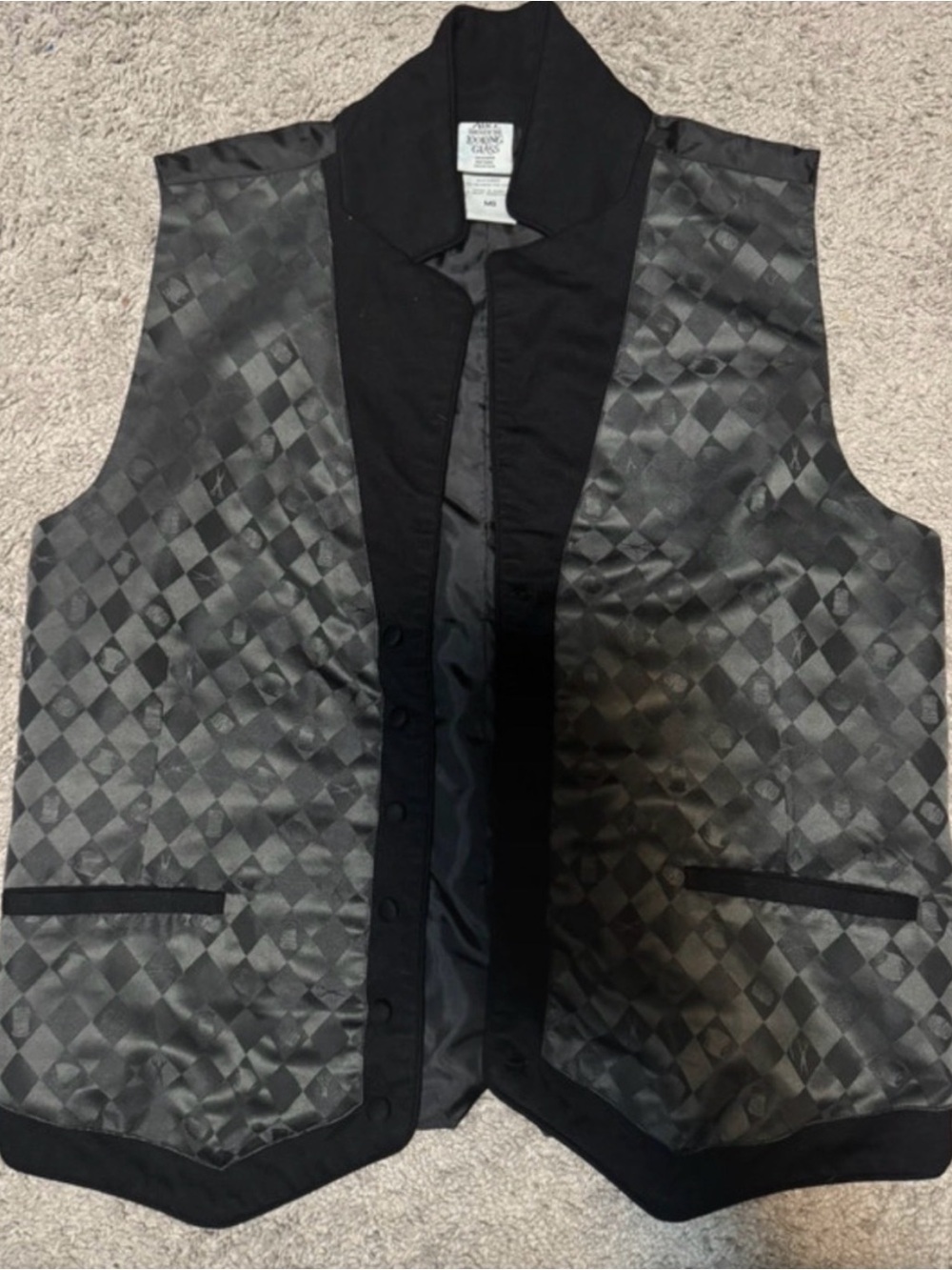 Hot Topic Alice in Wonderland Through the Looking Glass Vest